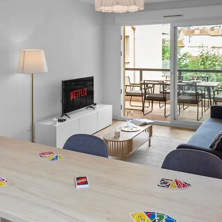 Le - Quiet - Parking - Hypercenter - Ac Apartman